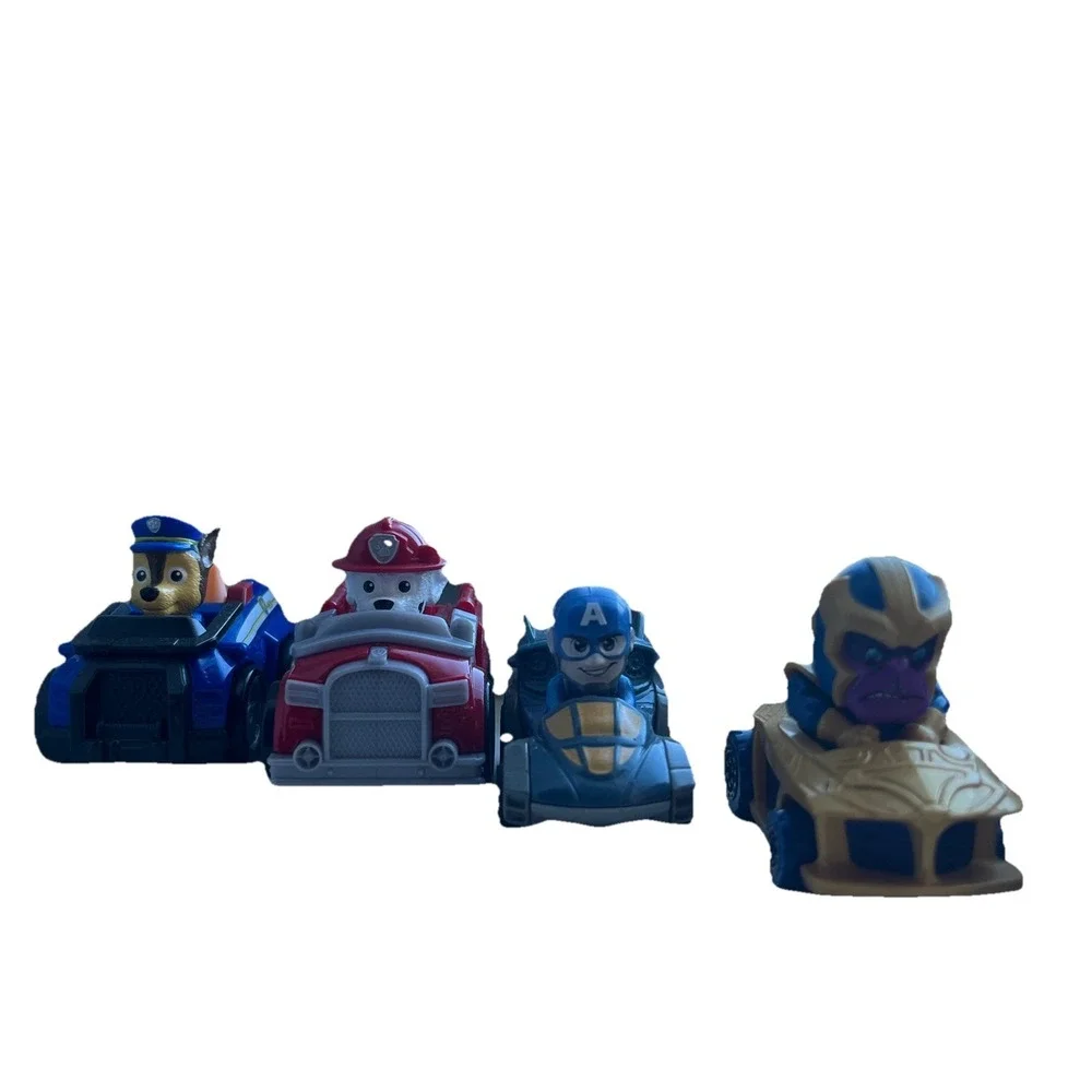 Marvel Hot Wheels Black Panther Captain America Thanos Racerverse Trio Collect
